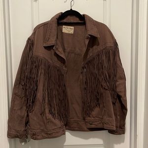 Free People After Hours Fringe Jacket